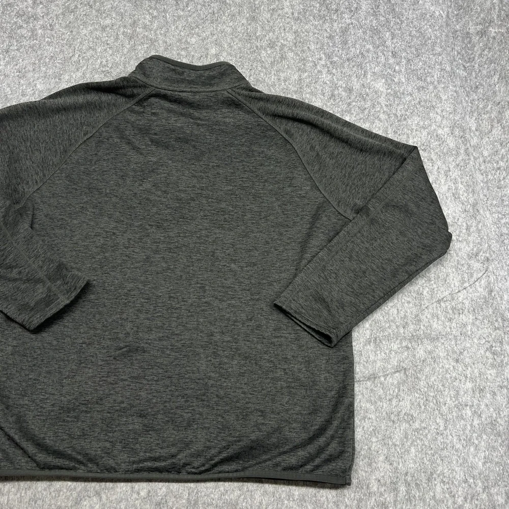 North Face Pullover Mens XL Gray‎ Quarter Zip Fleece Sweater Outdoor Casual Wear